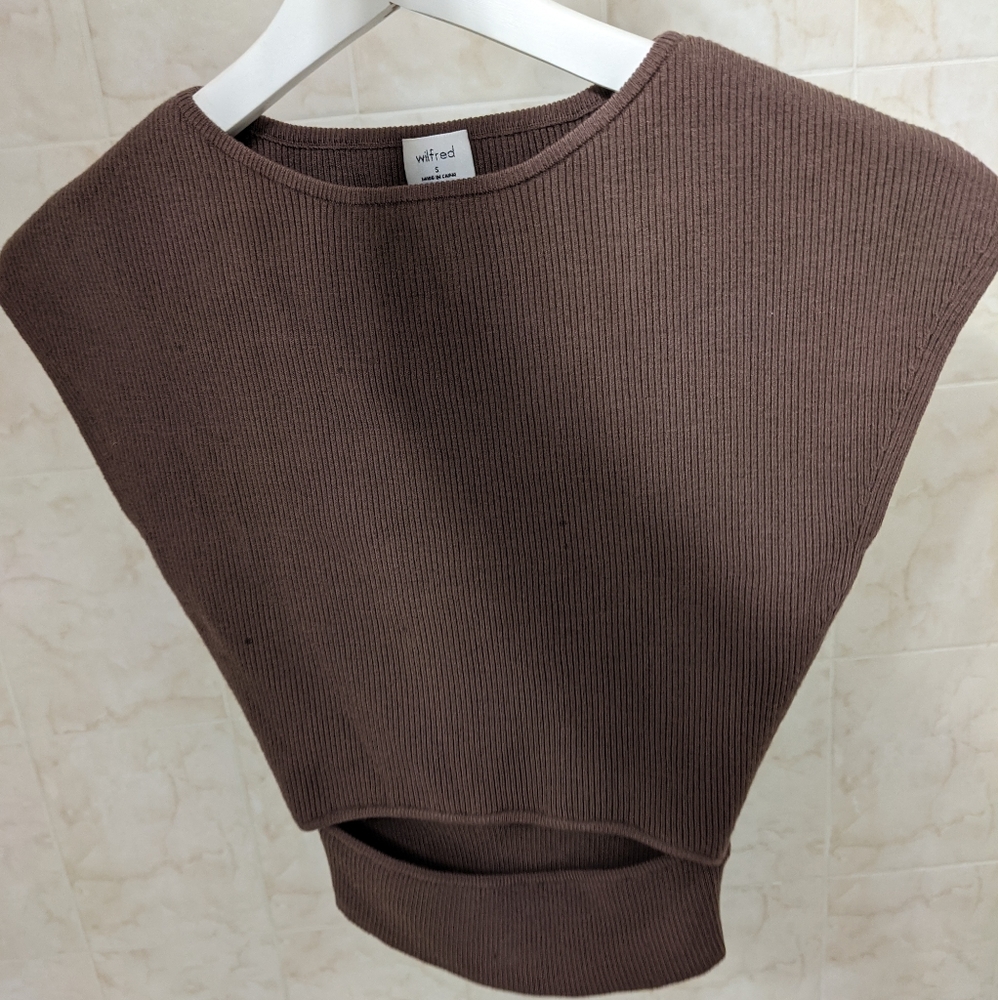 ARITZIA WILFRED Maroon Top